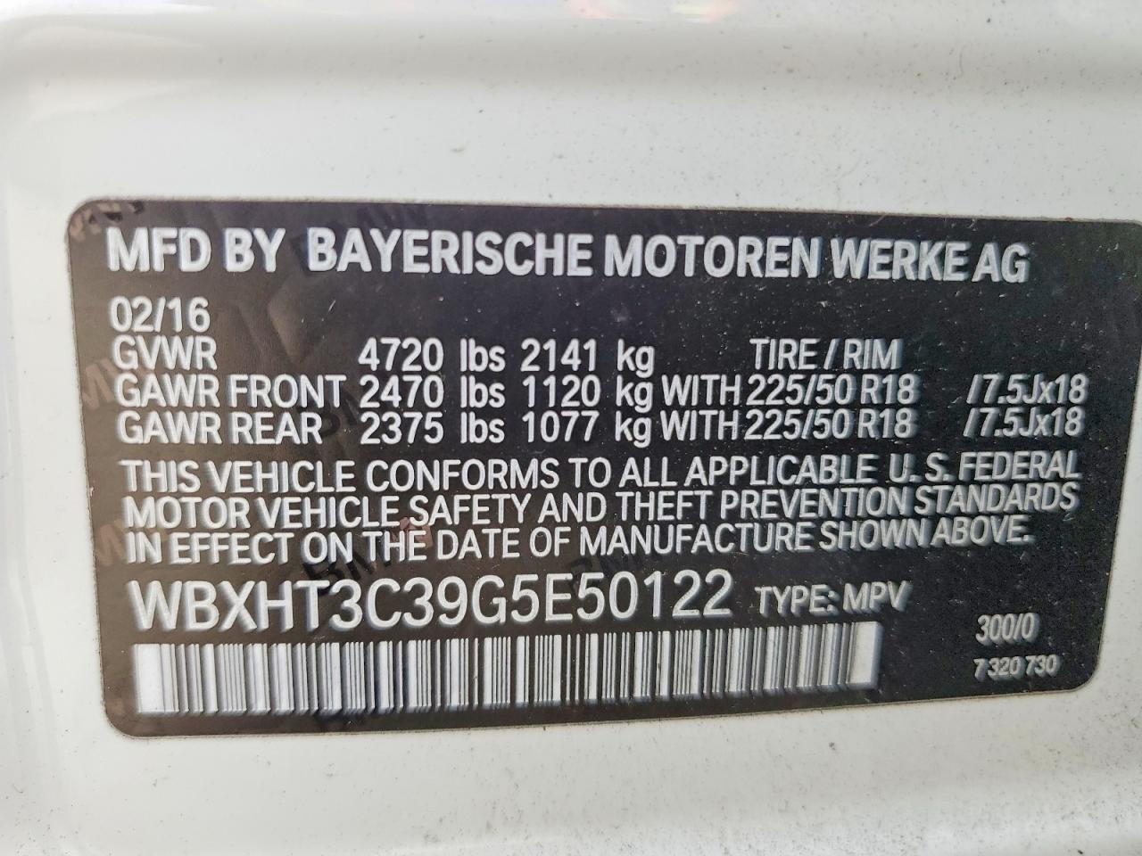 2016 BMW X1