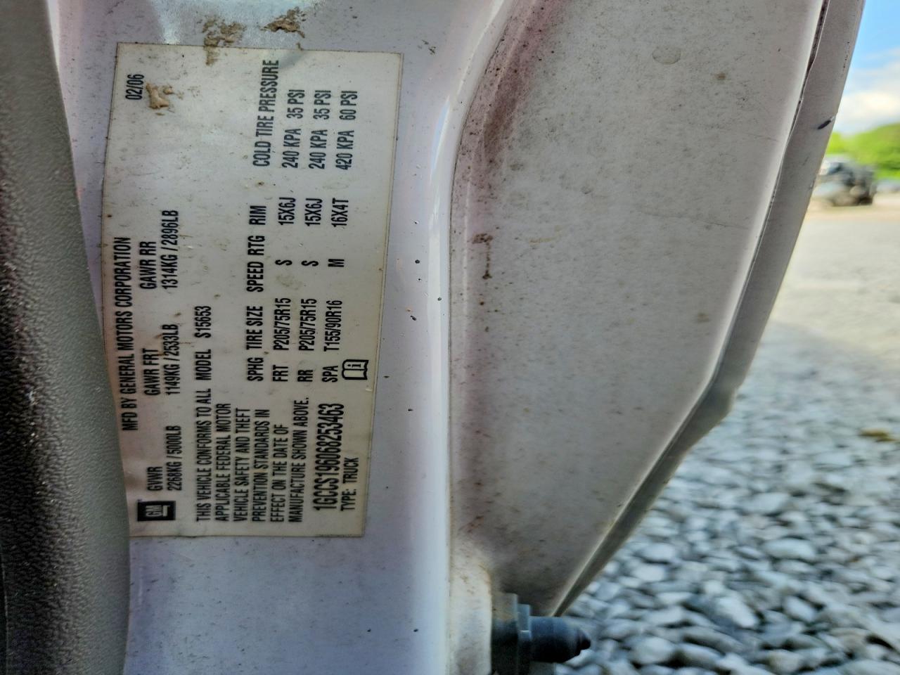 2006 CHEV COLORADO