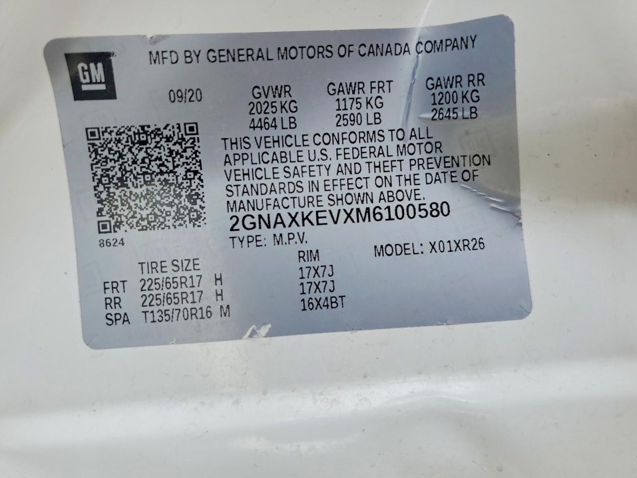 2021 CHEVROLET EQUINOX