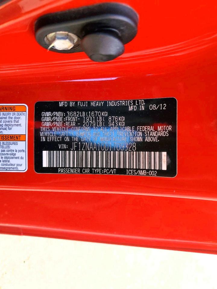 2013 SCION FRS
