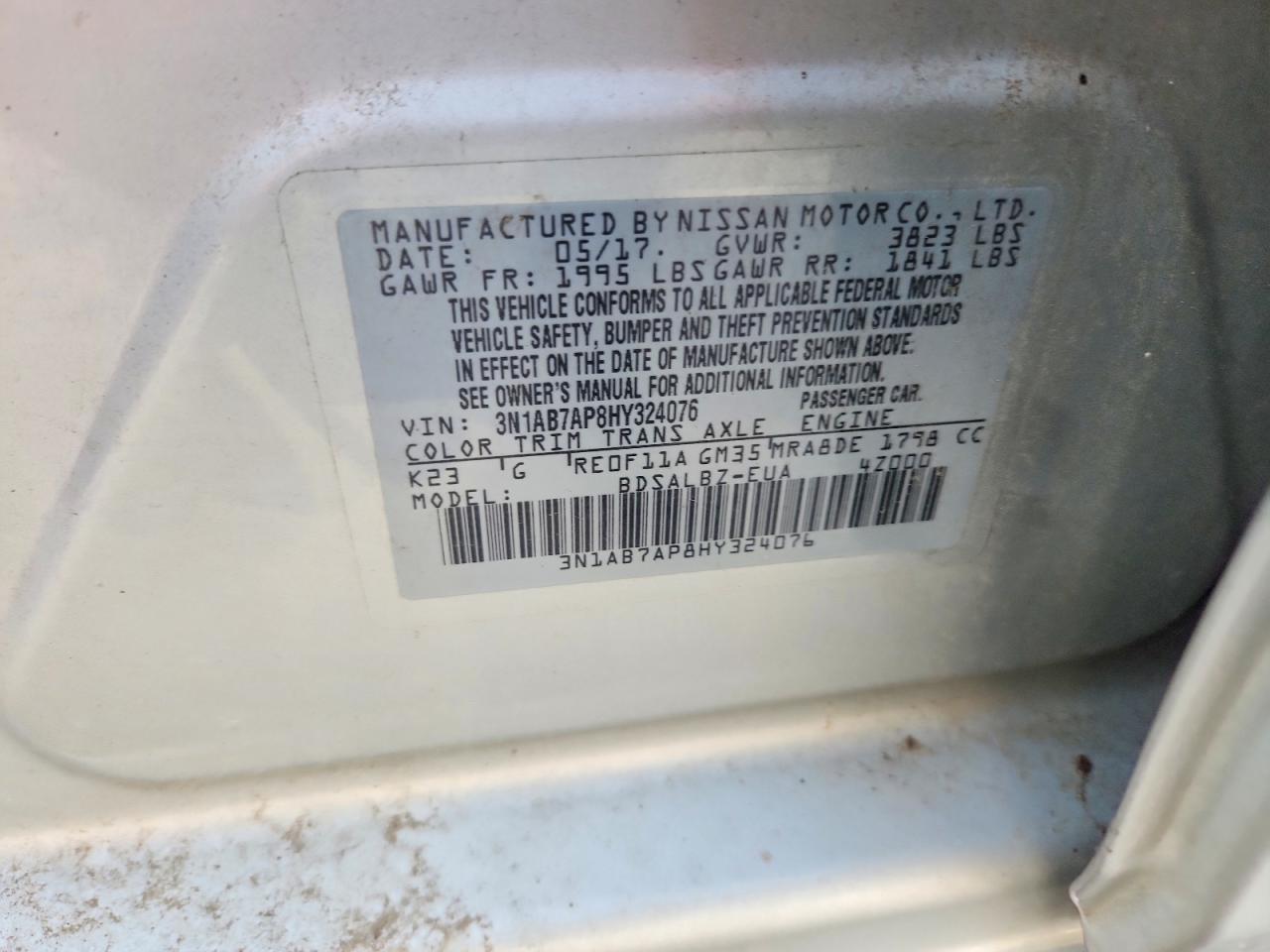 2017 NISSAN SENTRA