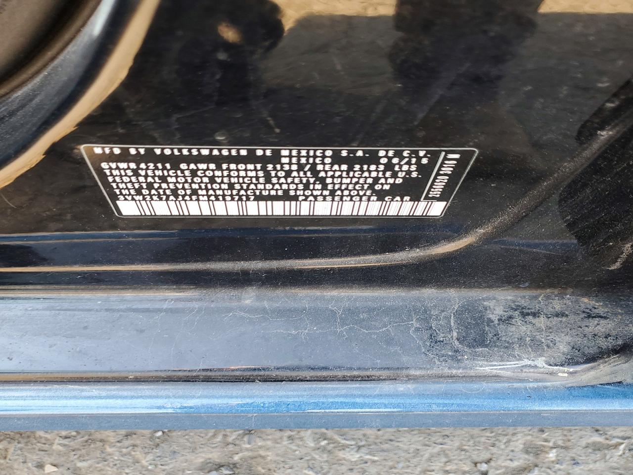2015 VOLKSWAGEN JETTA