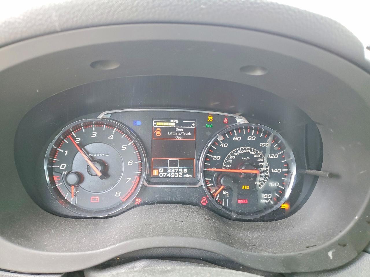 2019 SUBARU WRX