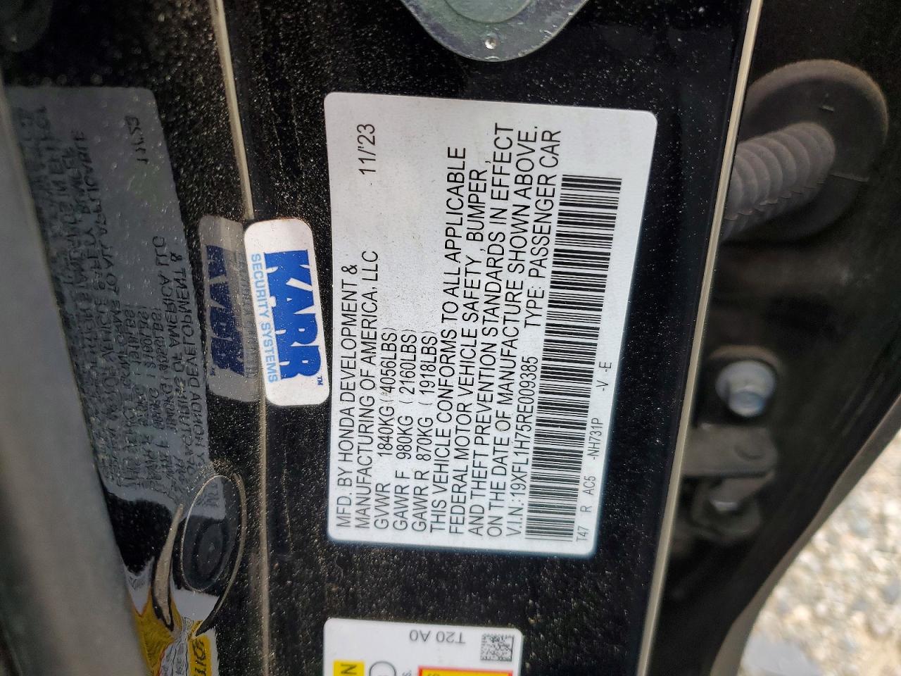 2024 HONDA CIVIC