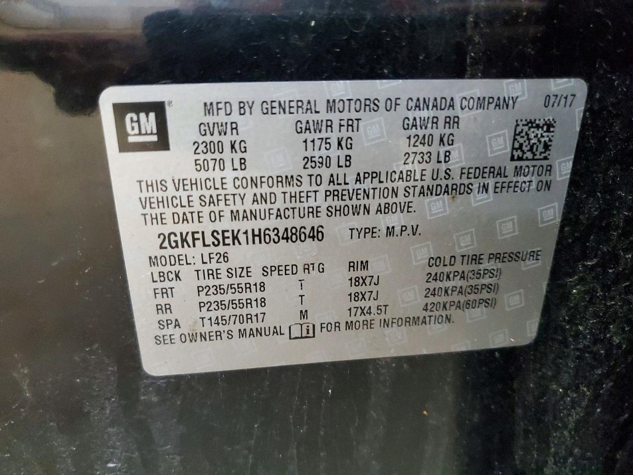 2017 GMC TERRAIN