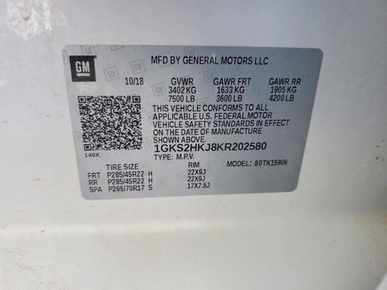 2019 GMC YUKON