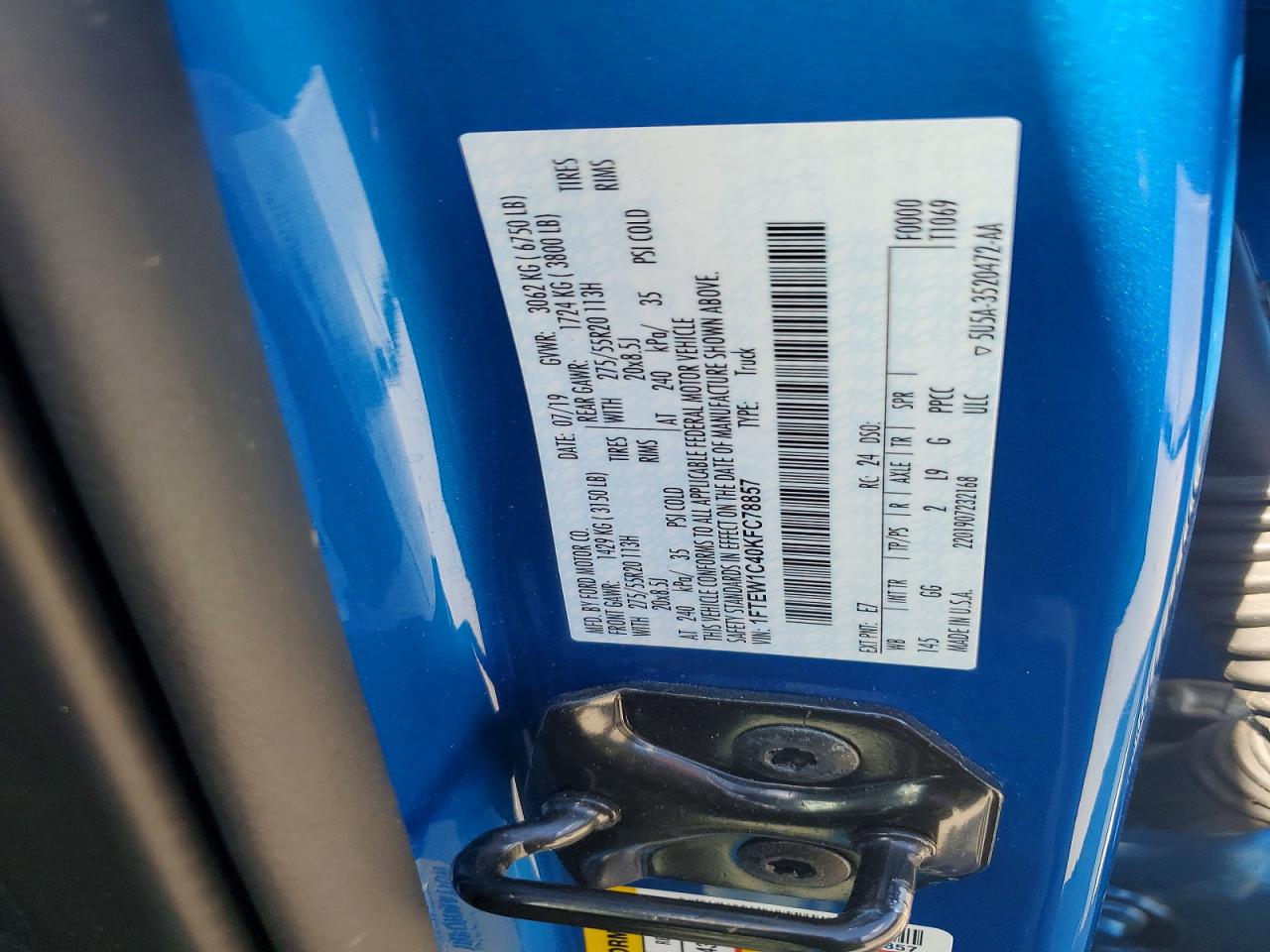 2019 FORD F150