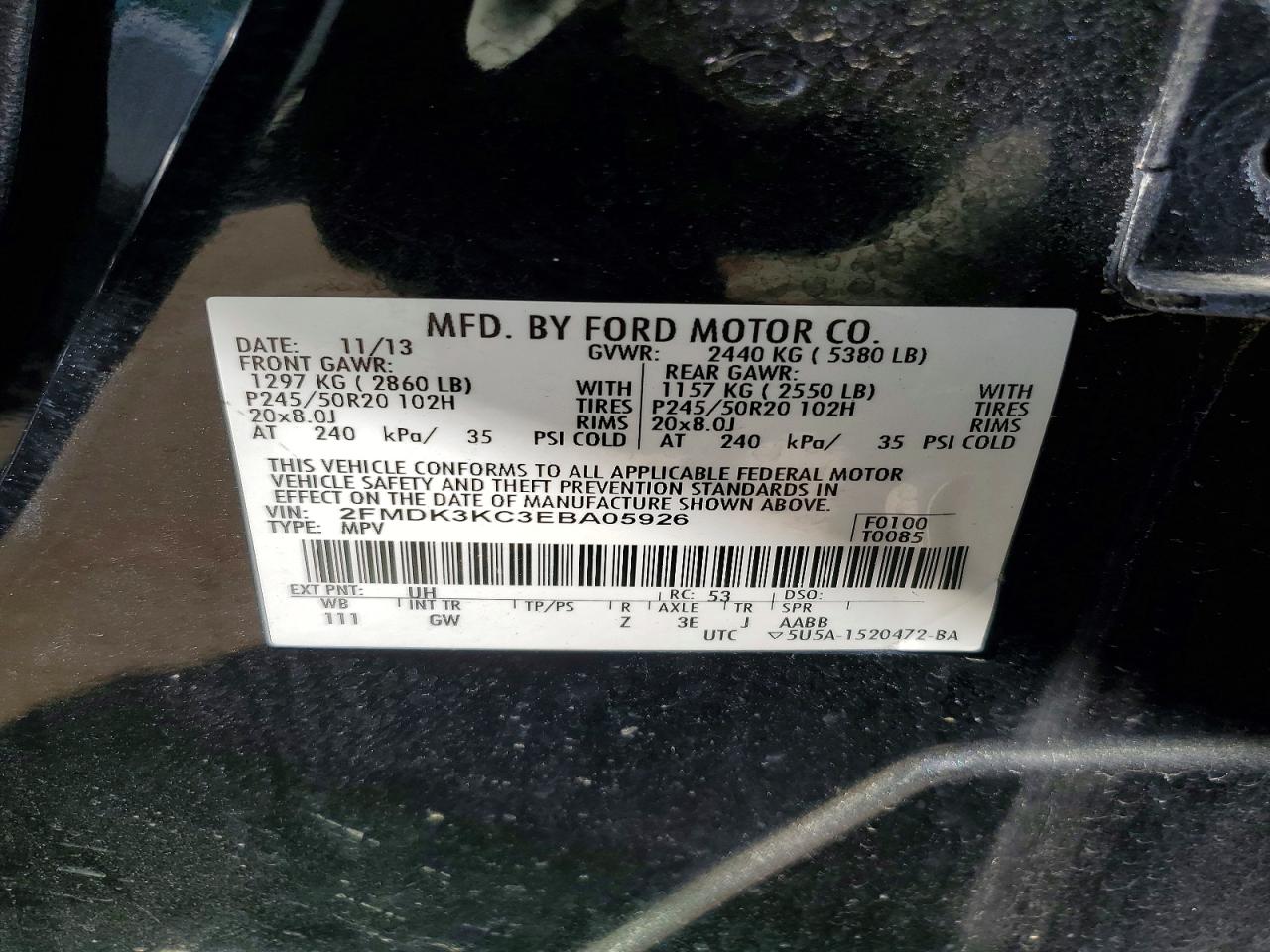 2014 FORD EDGE