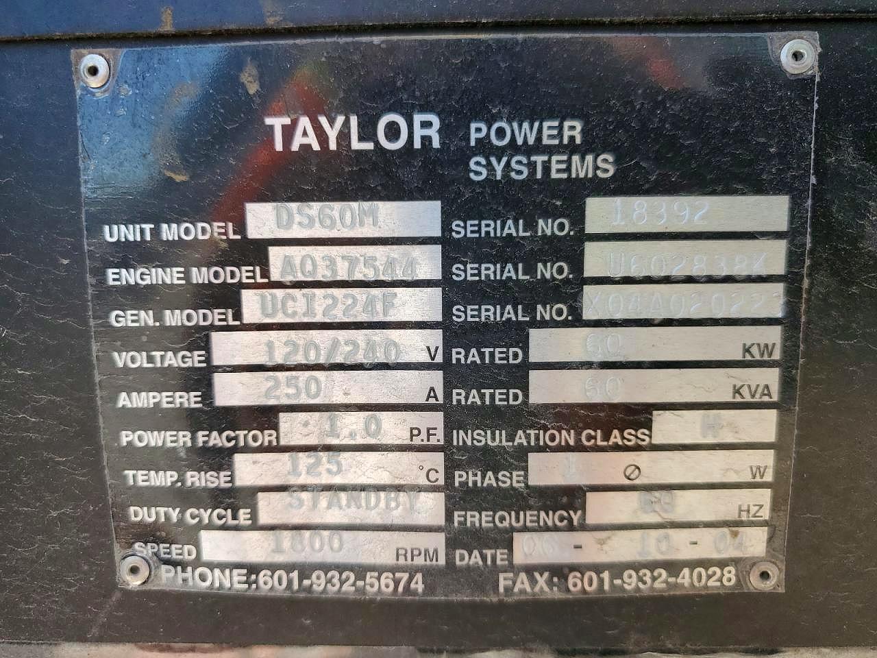 2004 TAYLOR TRAILER