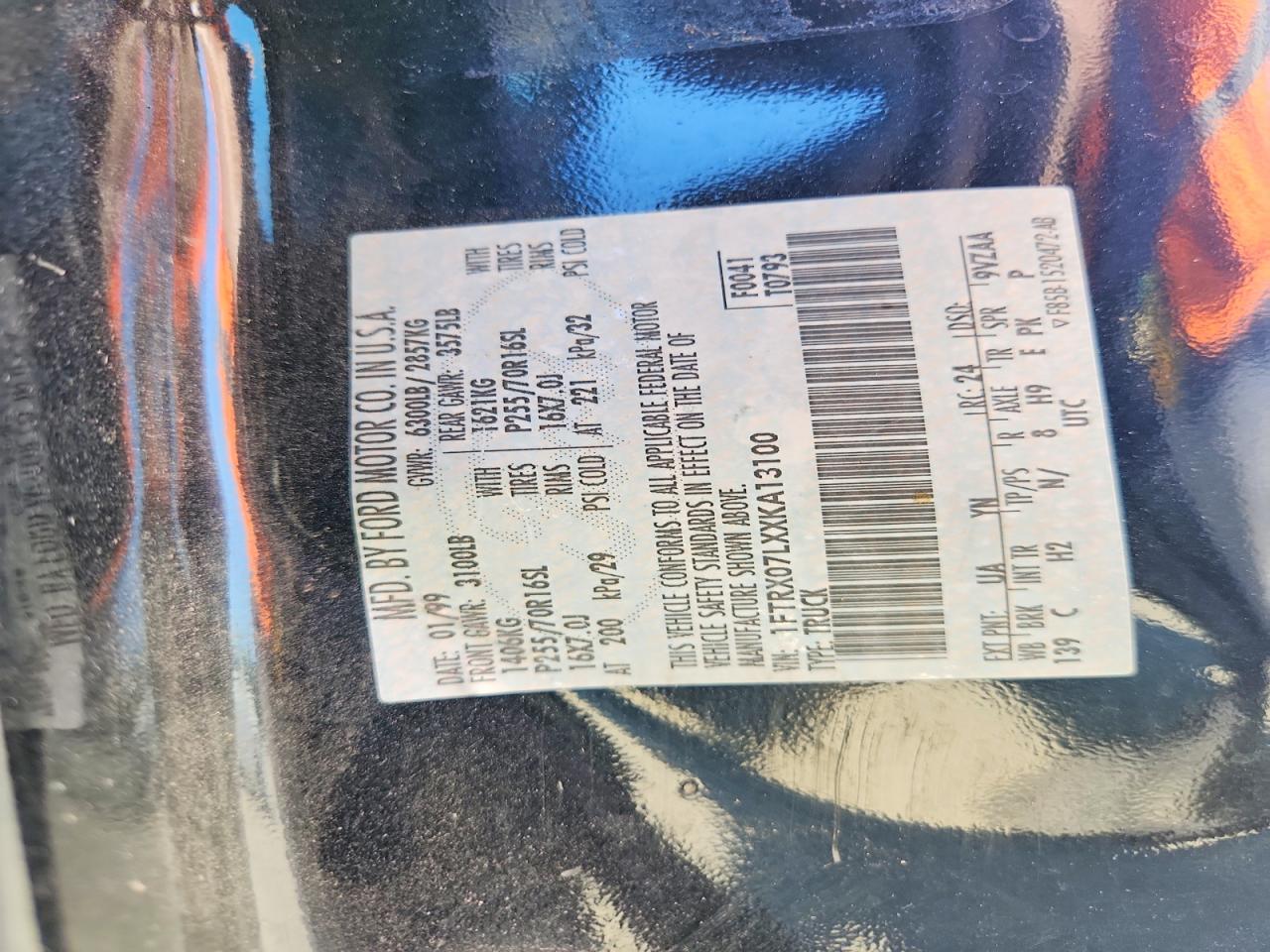 1999 FORD F150