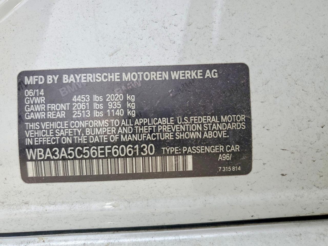2014 BMW 3 SERIES