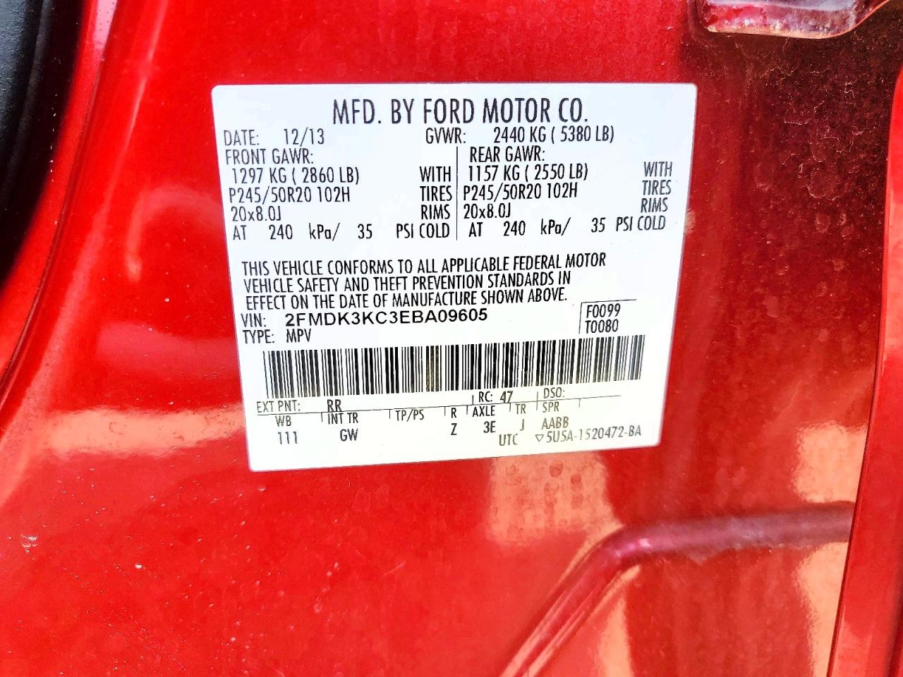 2014 FORD EDGE