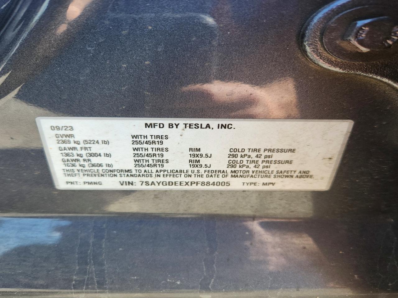 2023 TESLA MODEL Y