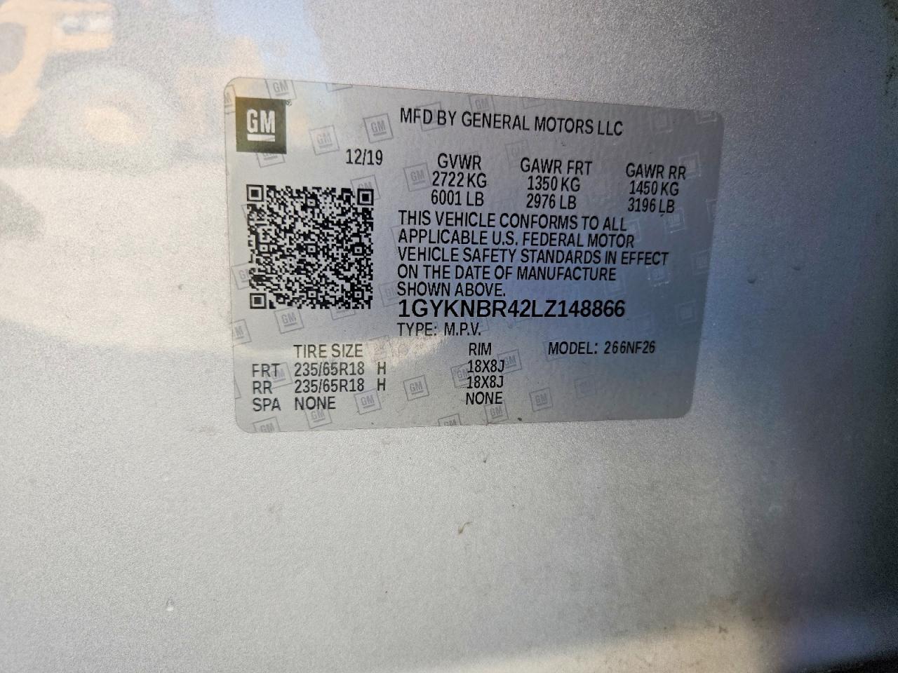 2020 CADILLAC XT5