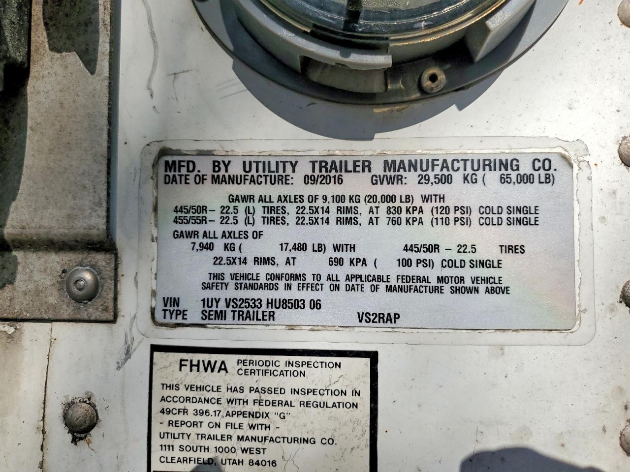 2017 ULTI - UTILITY TRAILER 3000R