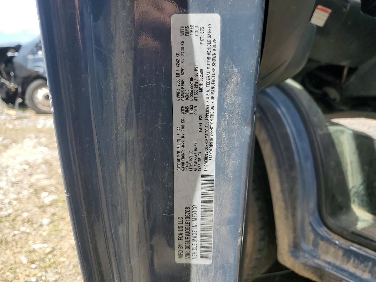 2020 RAM PROMASTER