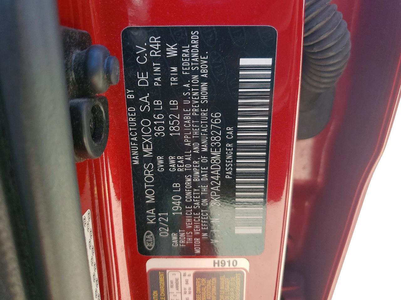2021 KIA RIO