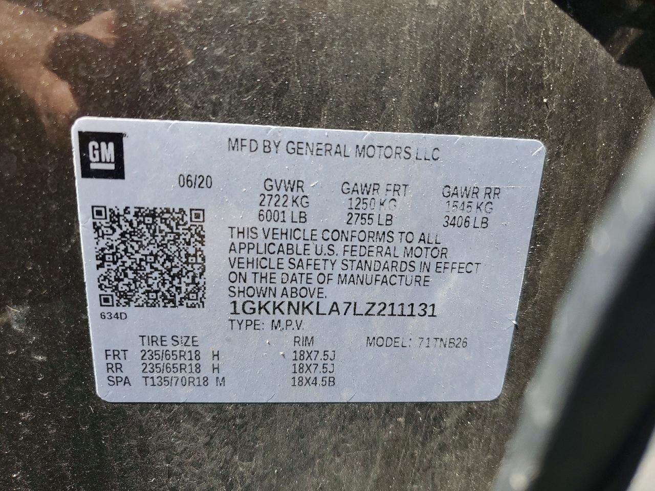 2020 GMC ACADIA