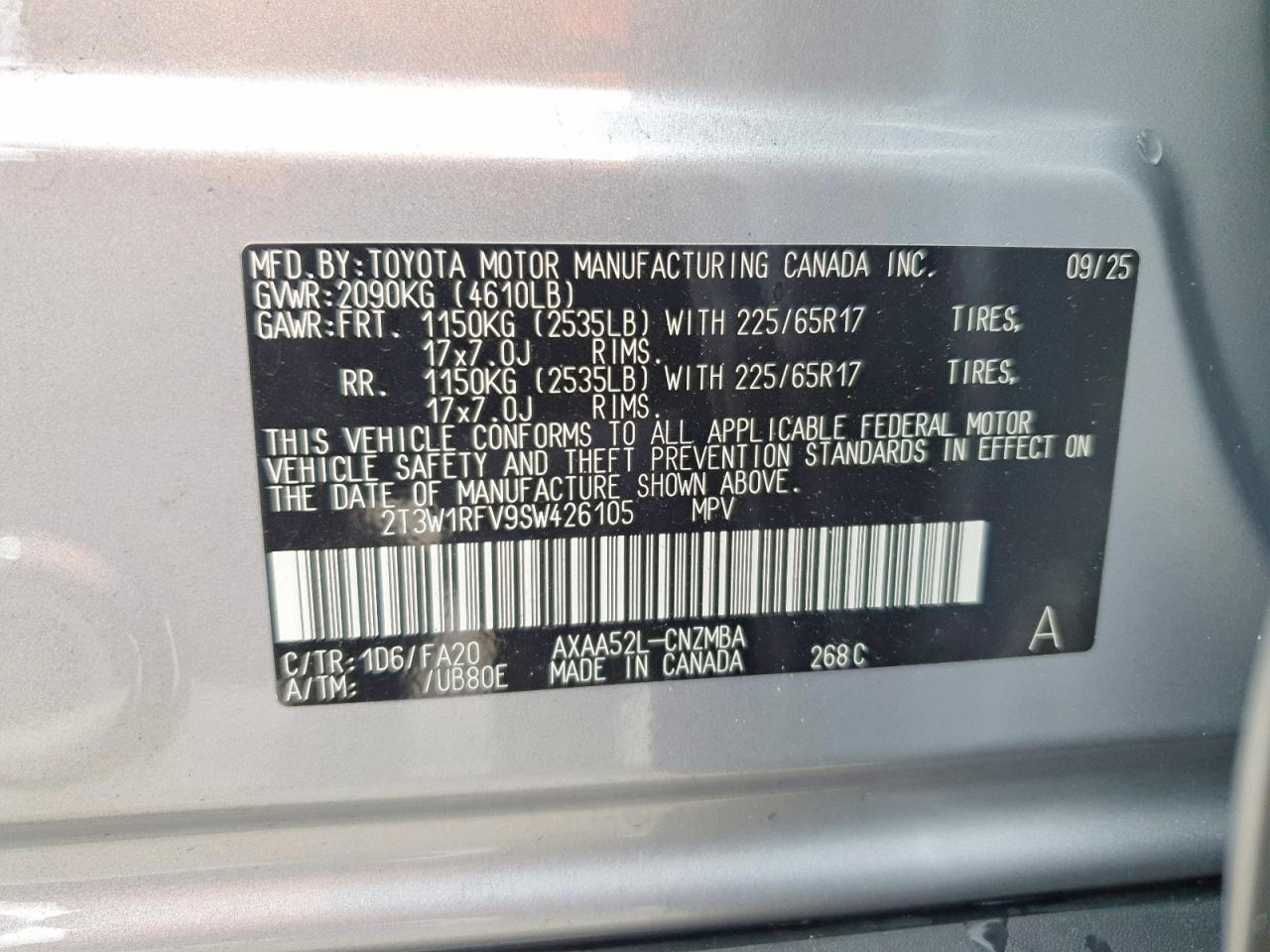 2025 TOYOTA RAV4