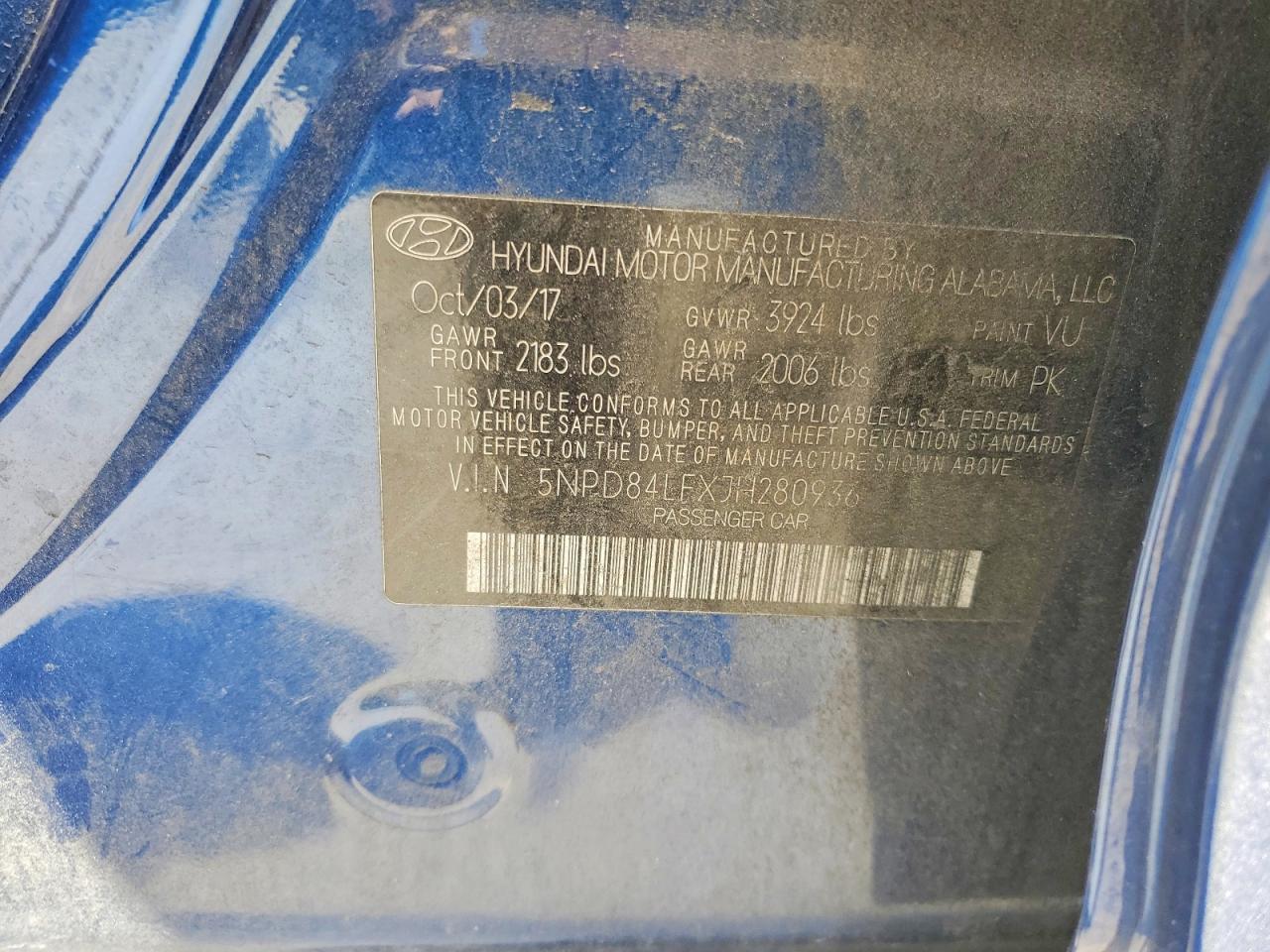 2018 HYUNDAI ELANTRA