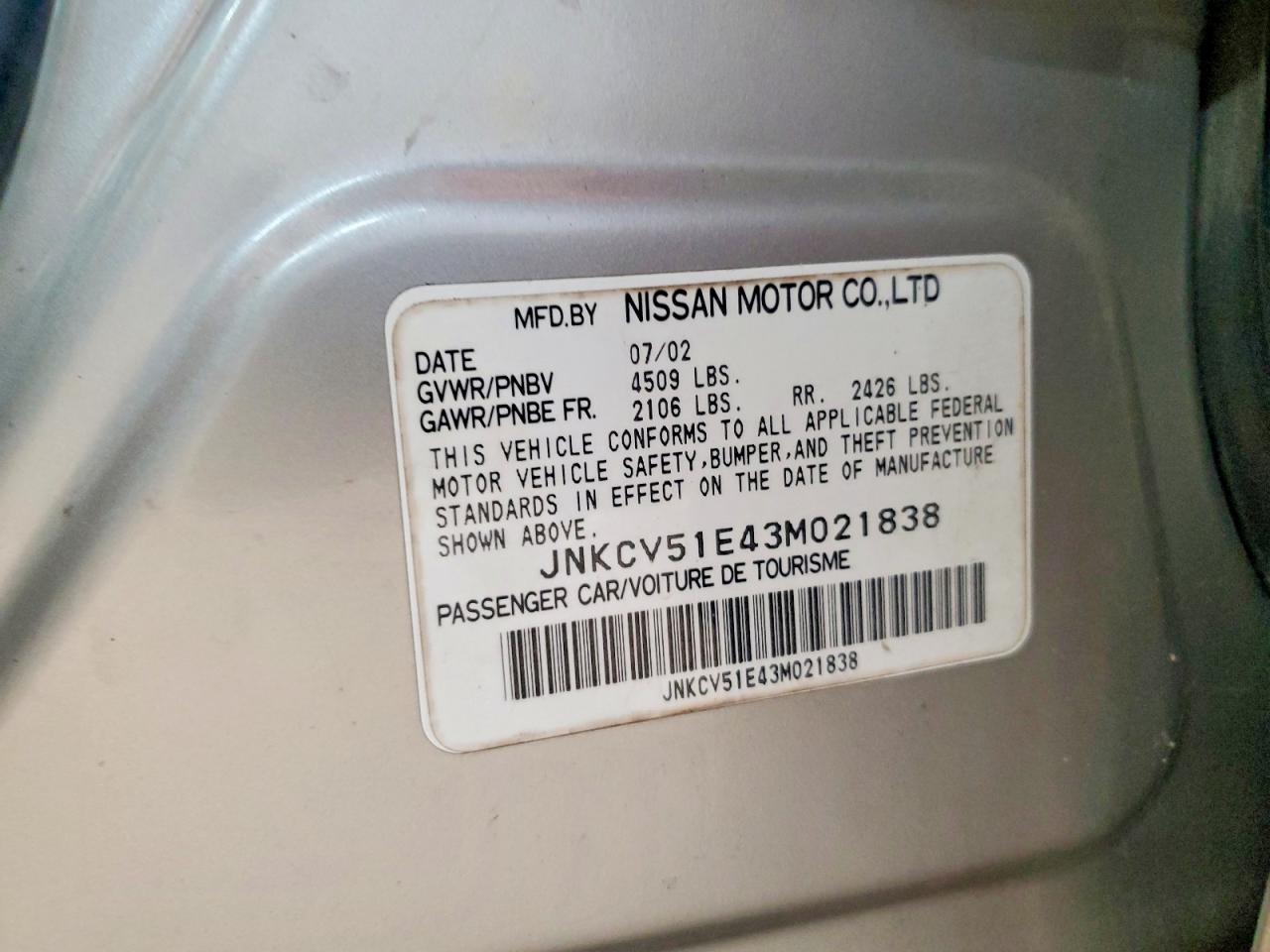 2003 INFINITI G35