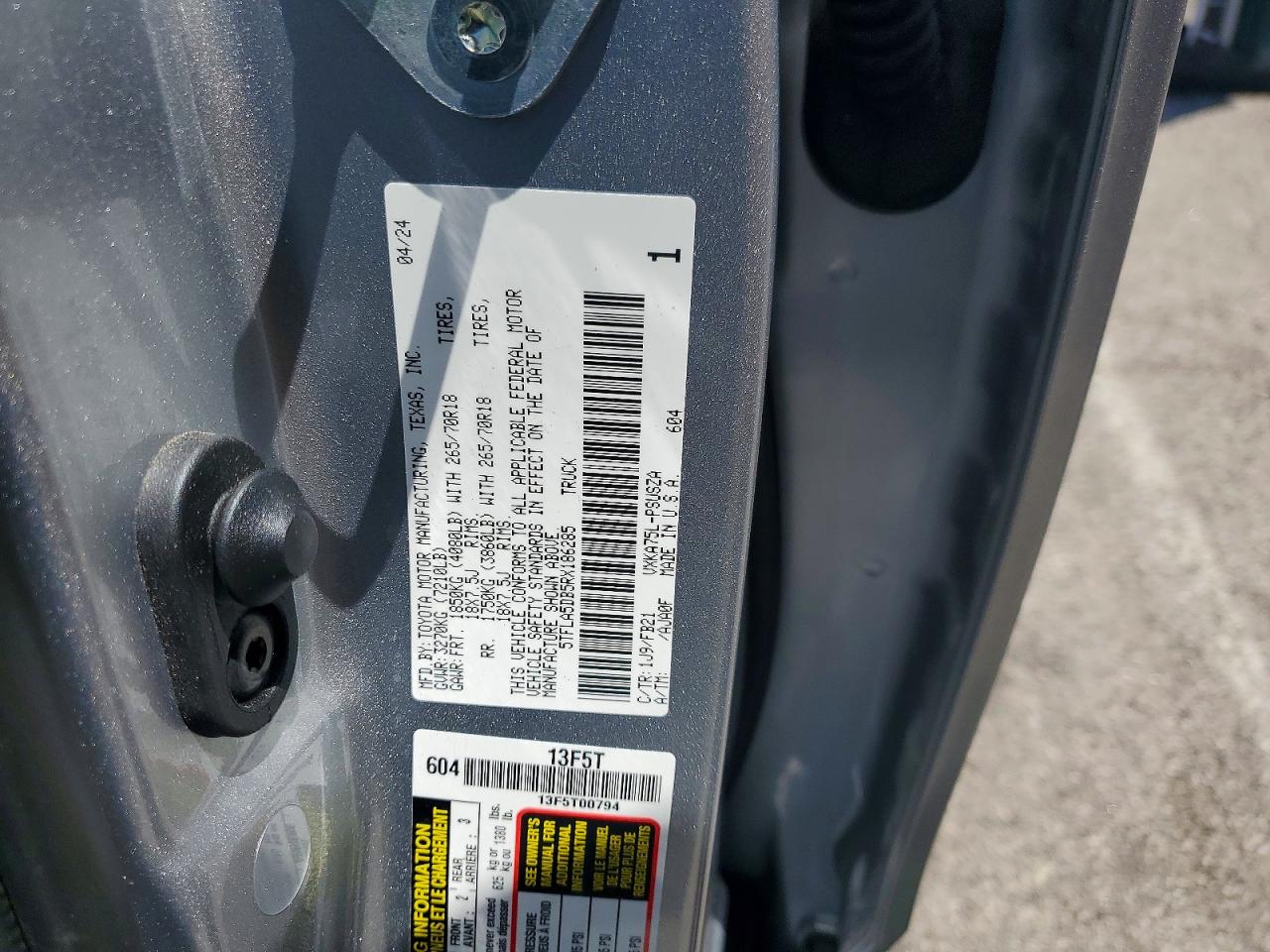 2024 TOYOTA TUNDRA