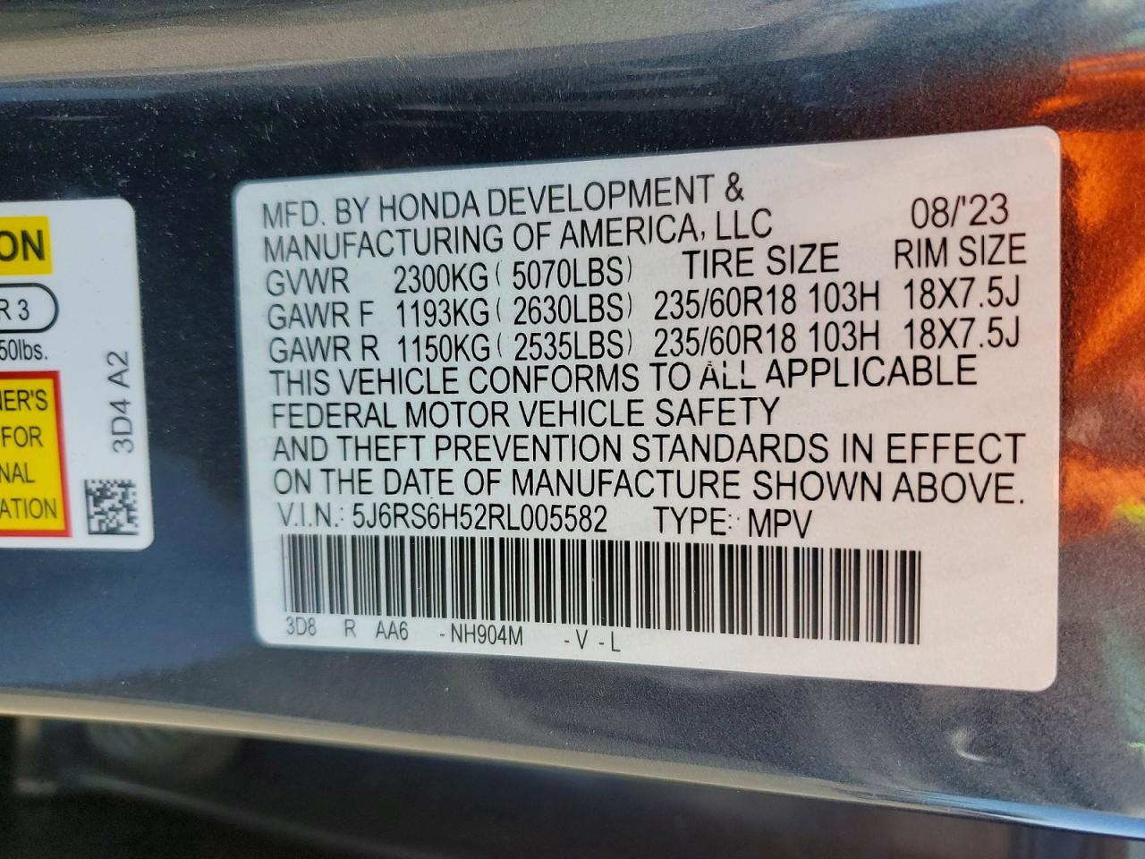 2024 HONDA CRV