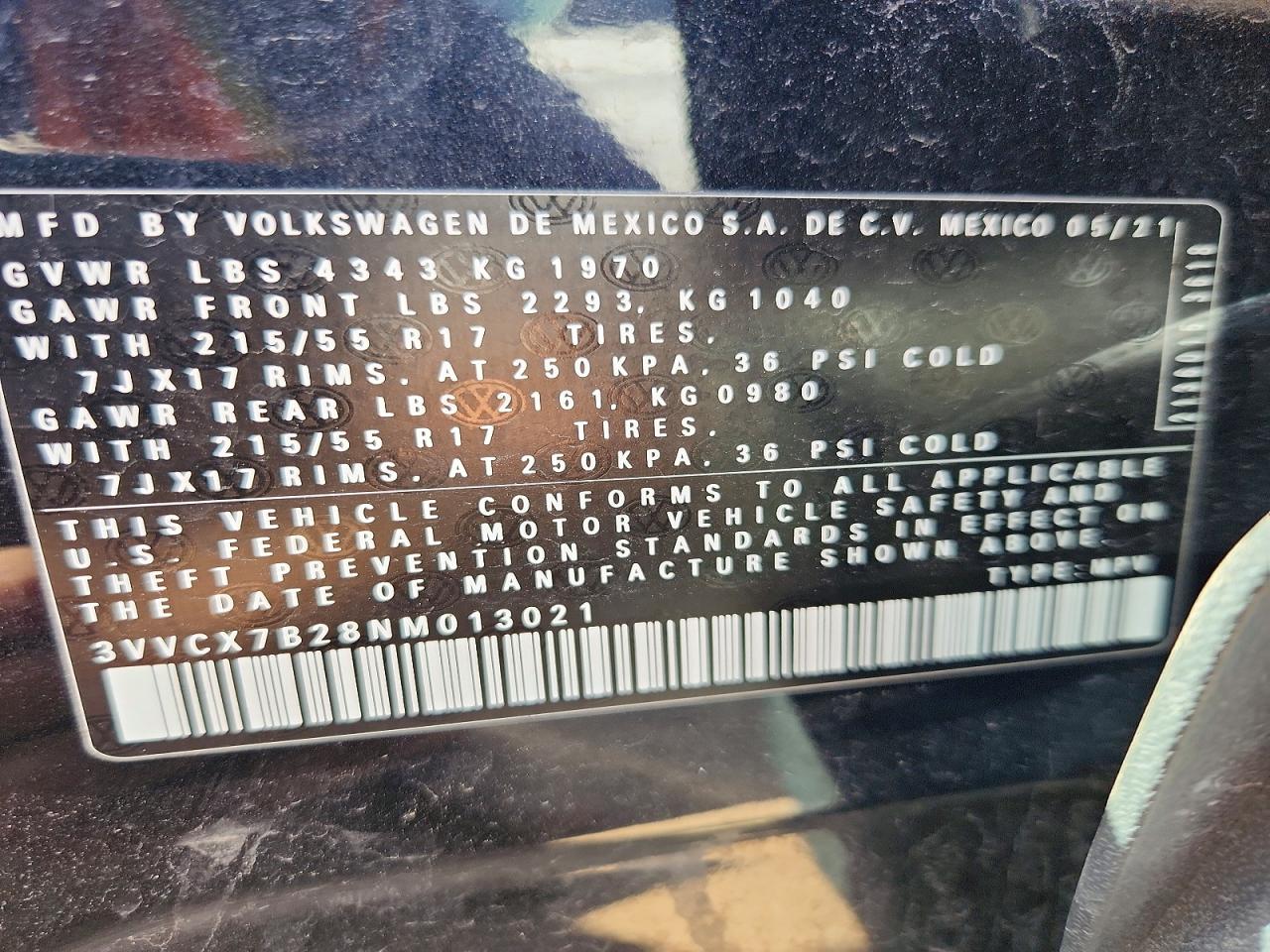 2022 VOLKSWAGEN ALL OTHER