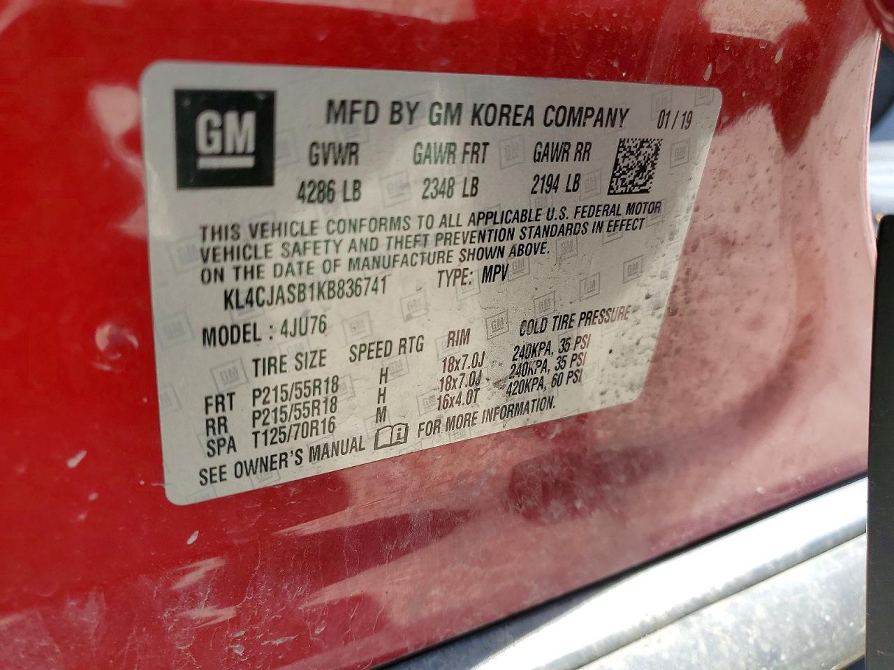 2019 BUICK ENCORE