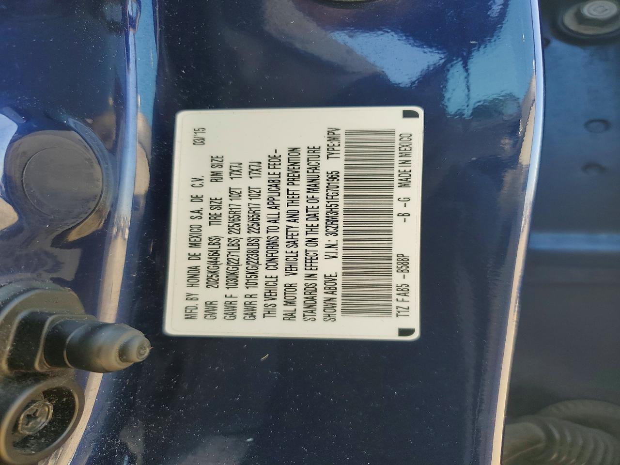 2015 HONDA CRV