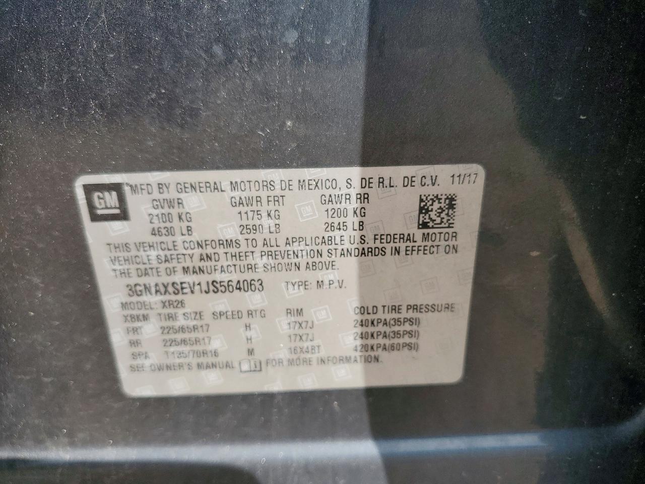 2018 CHEVROLET EQUINOX