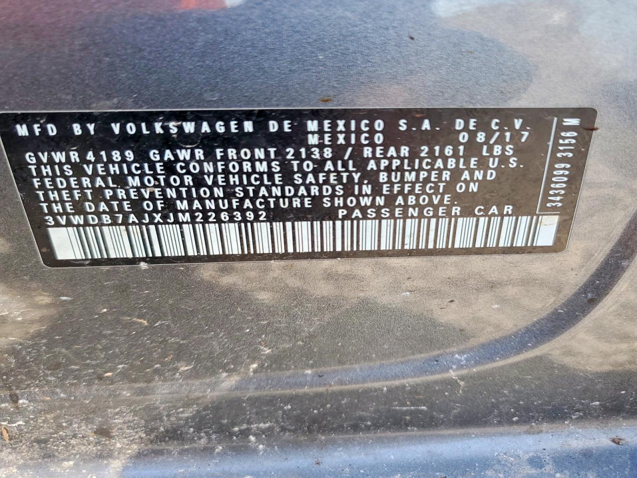 2018 VOLKSWAGEN JETTA
