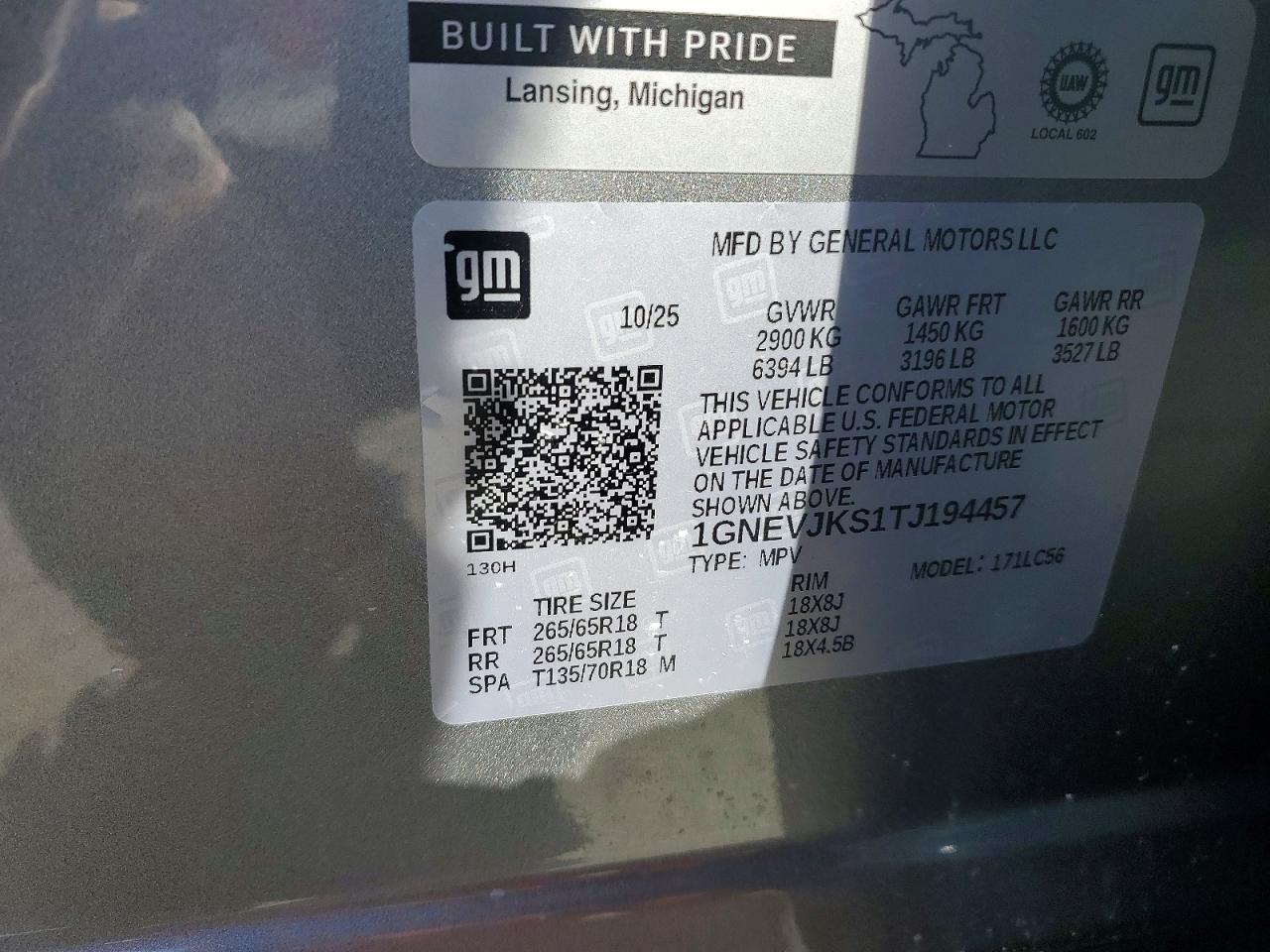 2026 CHEVROLET TRAVERSE