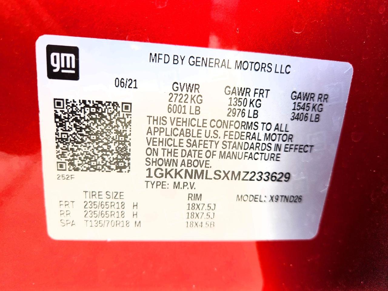 2021 GMC ACADIA