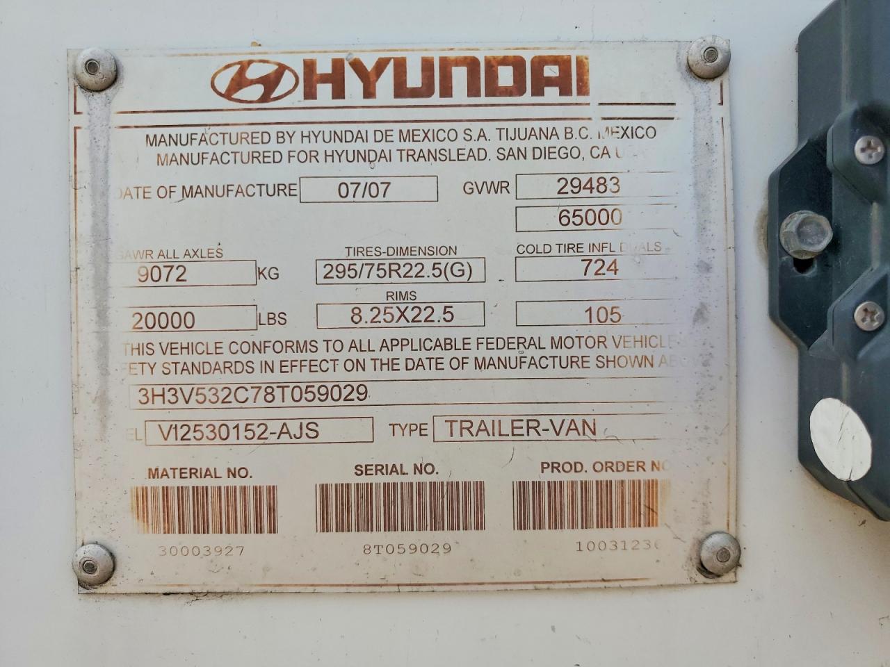 2008 HYUN TRAILER