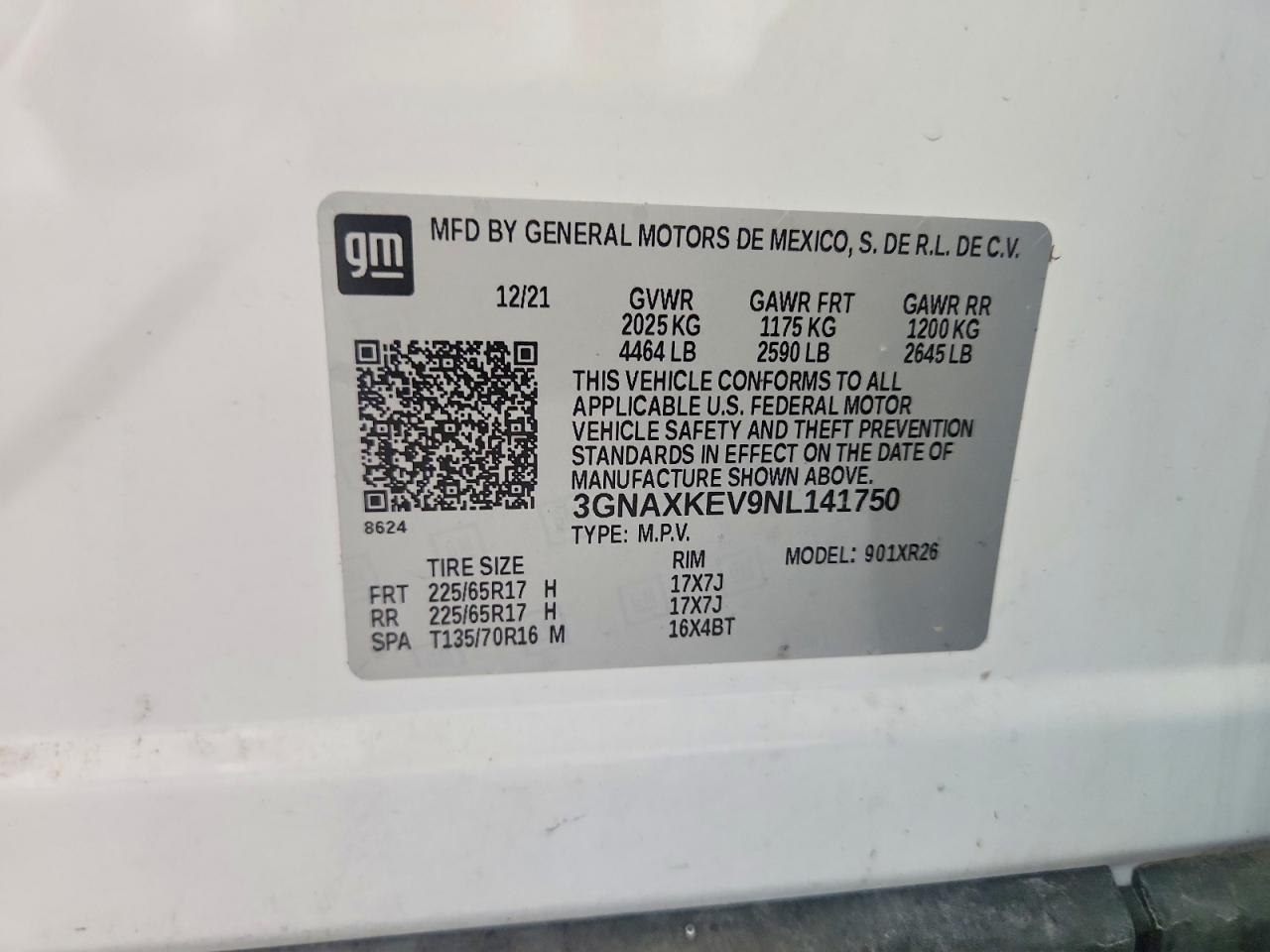 2022 CHEVROLET EQUINOX