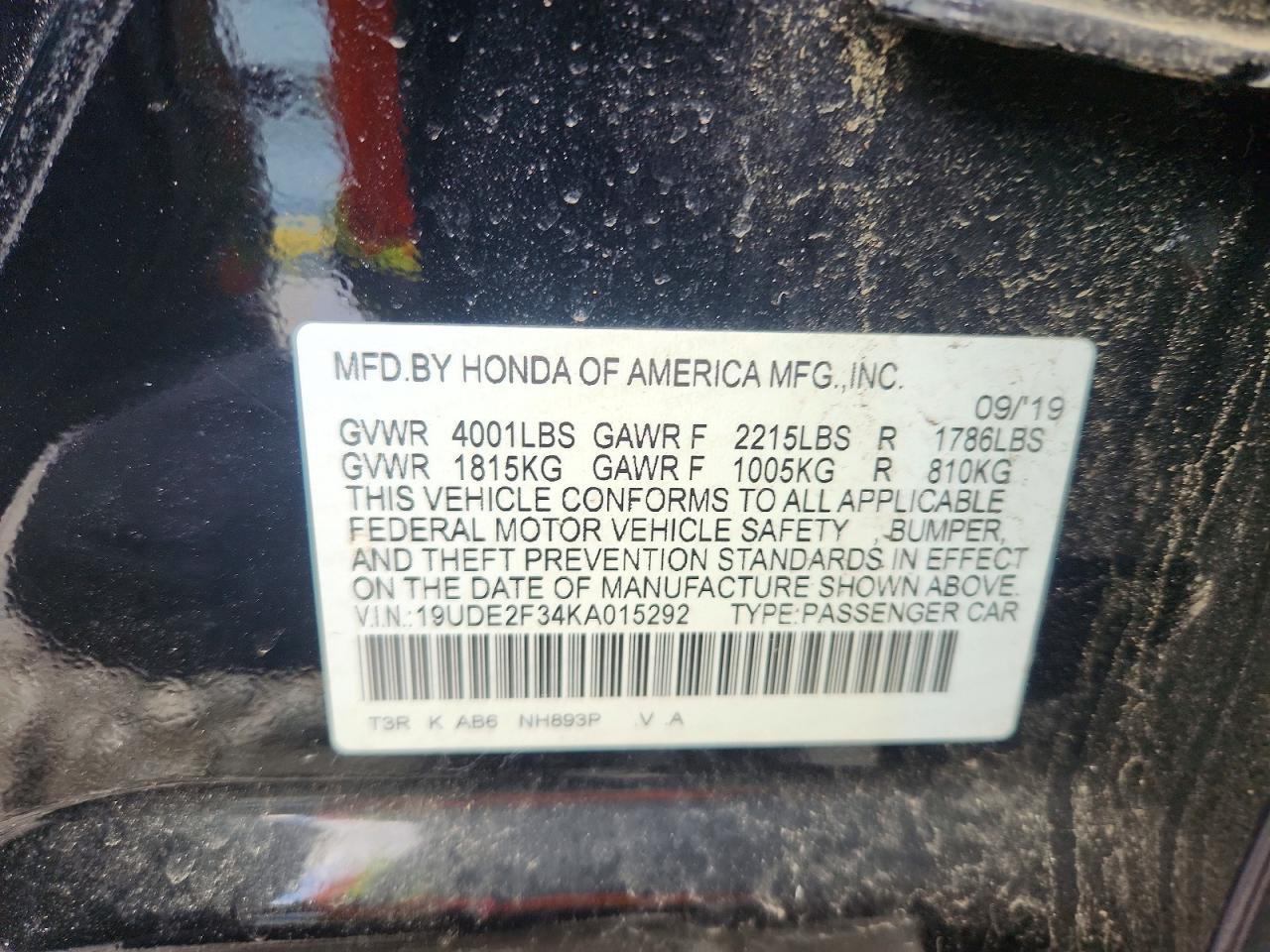 2019 ACURA ILX