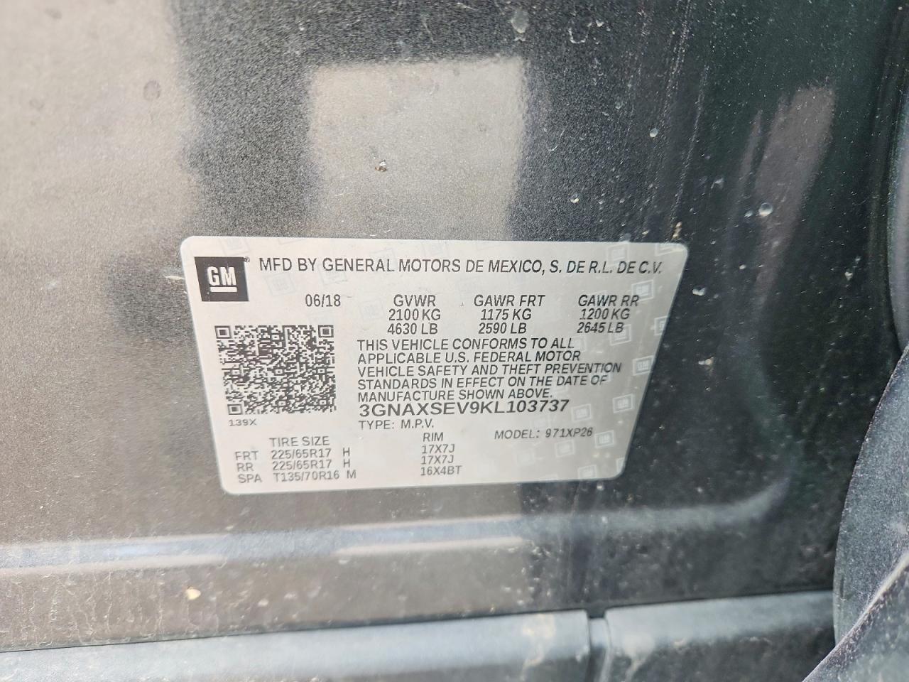 2019 CHEVROLET EQUINOX