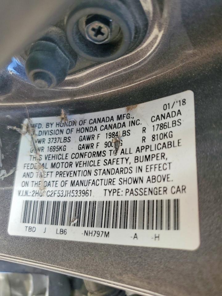 2018 HONDA CIVIC