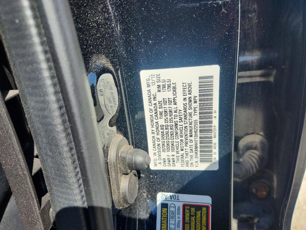 2013 HONDA CRV