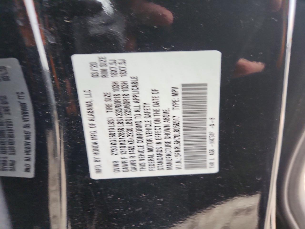 2020 HONDA ODYSSEY