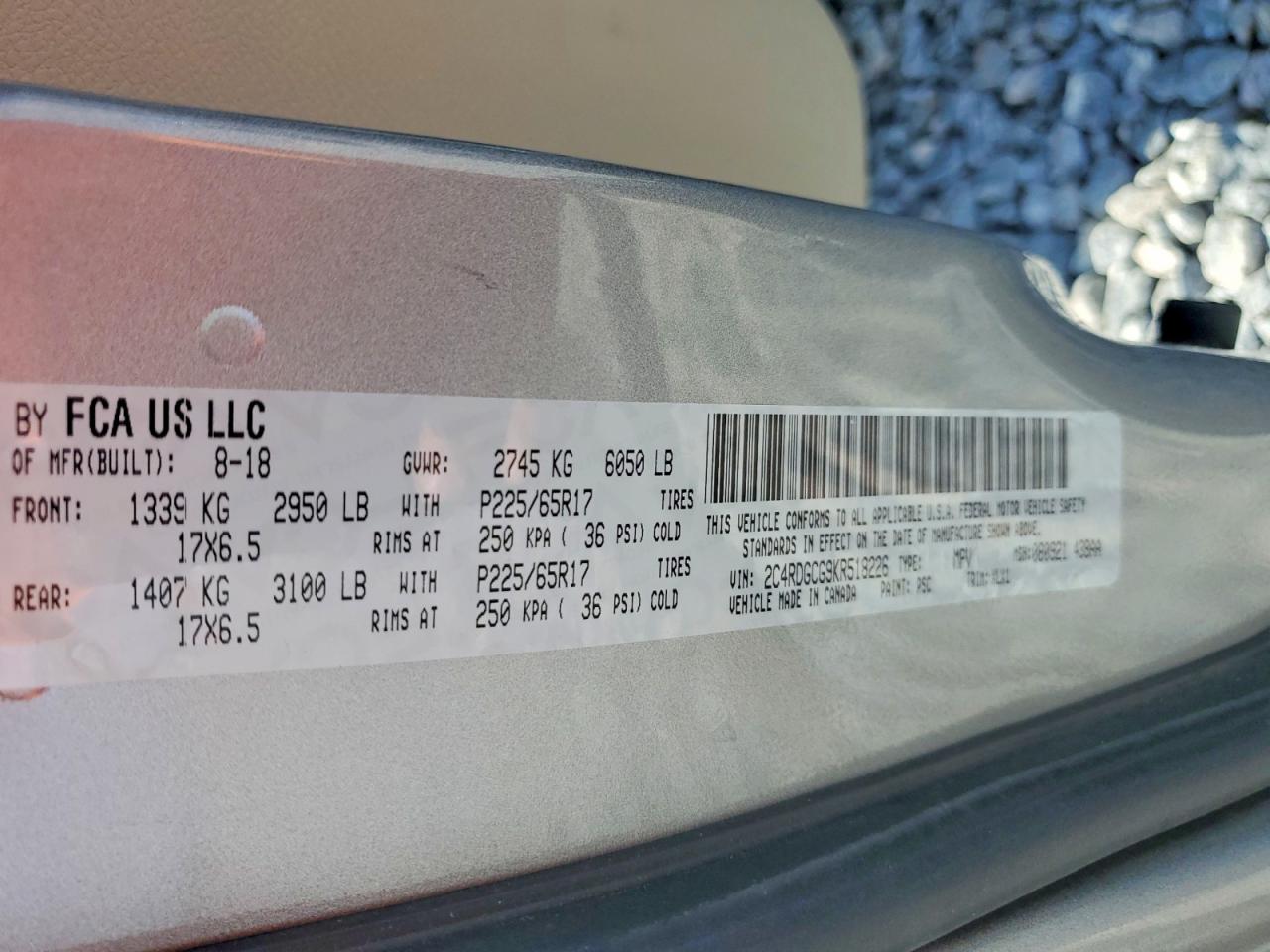 2019 DODGE CARAVAN