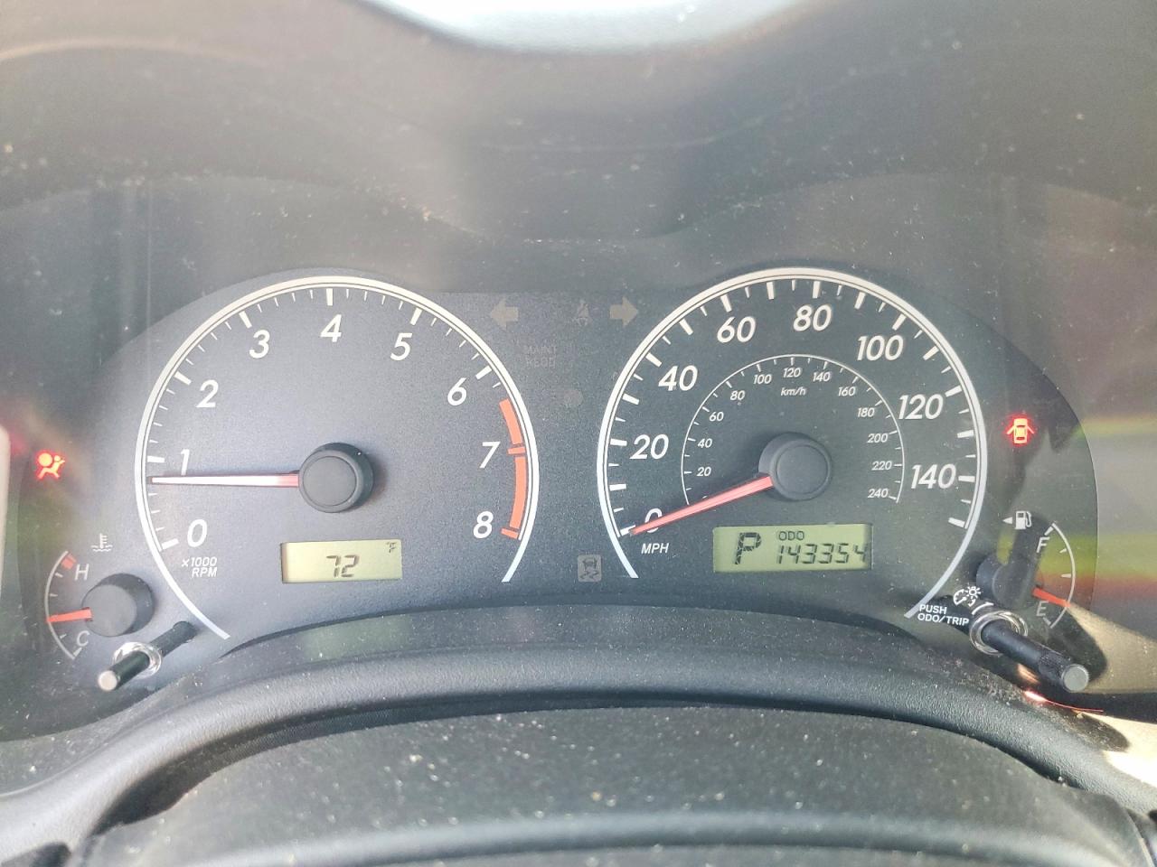 2012 TOYOTA COROLLA