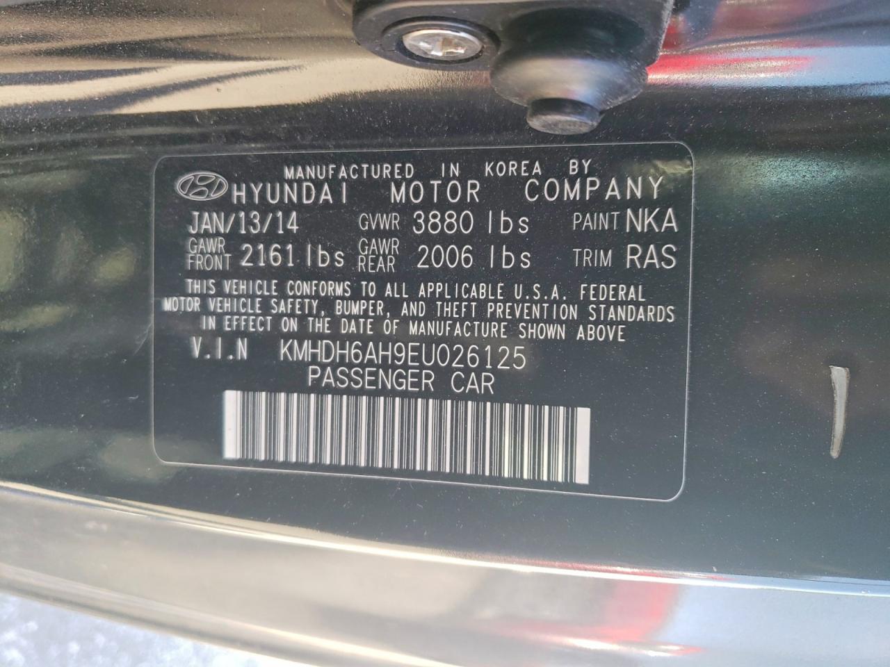 2014 HYUNDAI ELANTRA