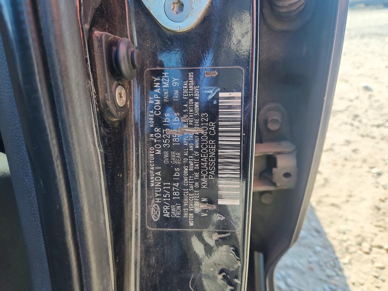 2012 HYUNDAI ACCENT