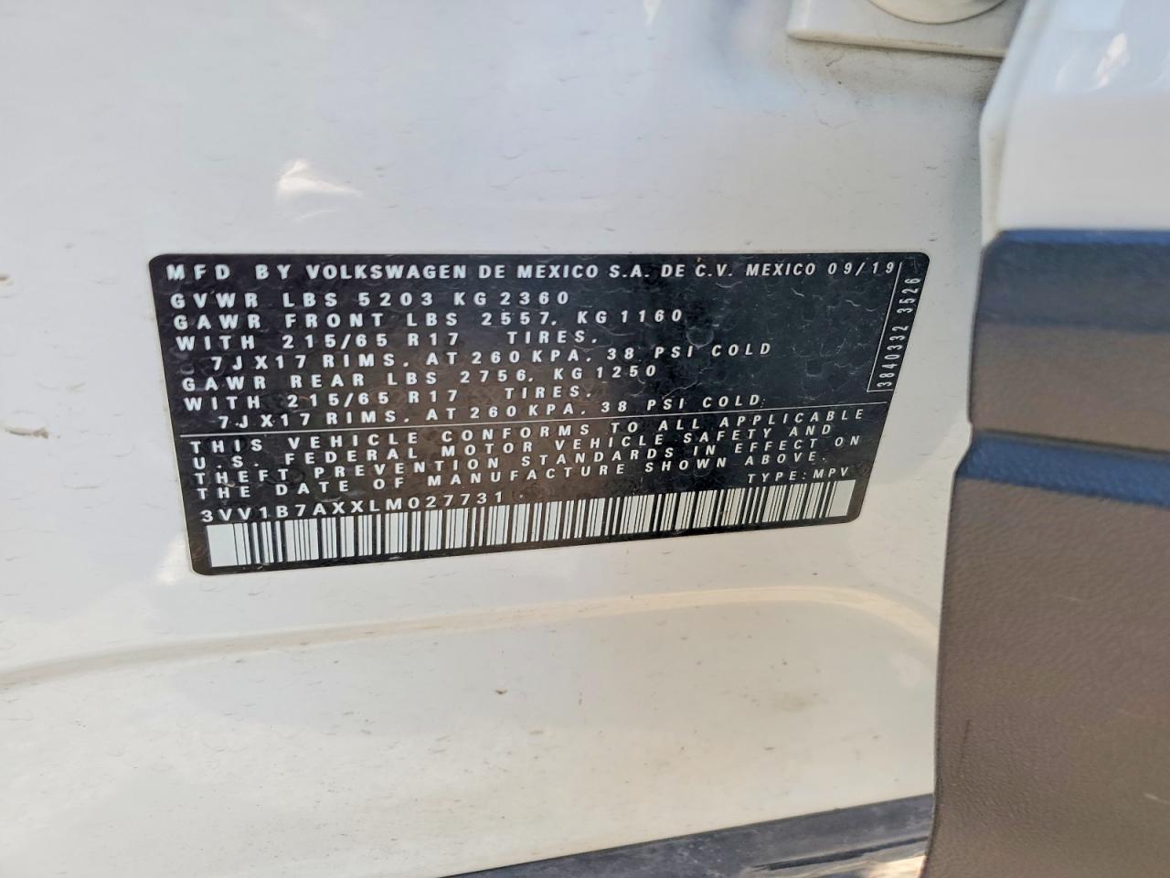 2020 VOLKSWAGEN TIGUAN