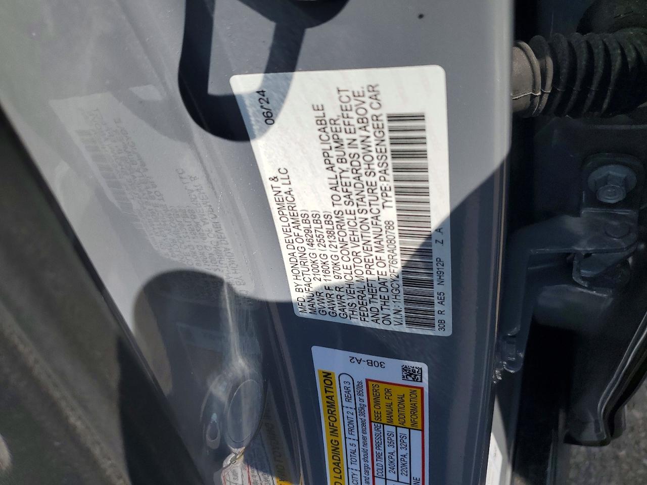 2024 HONDA ACCORD