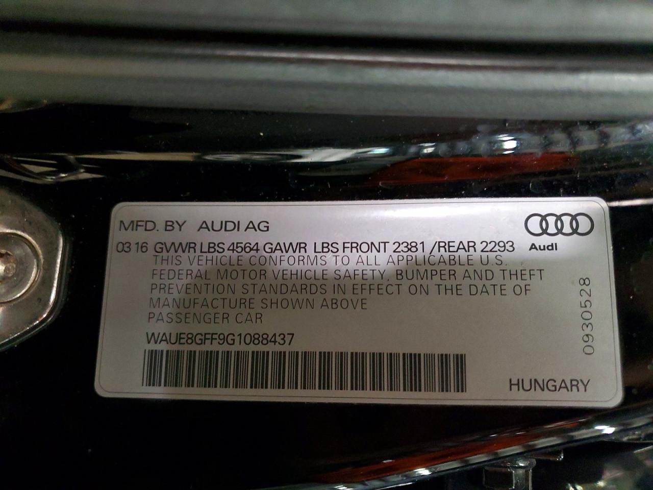 2016 AUDI A3