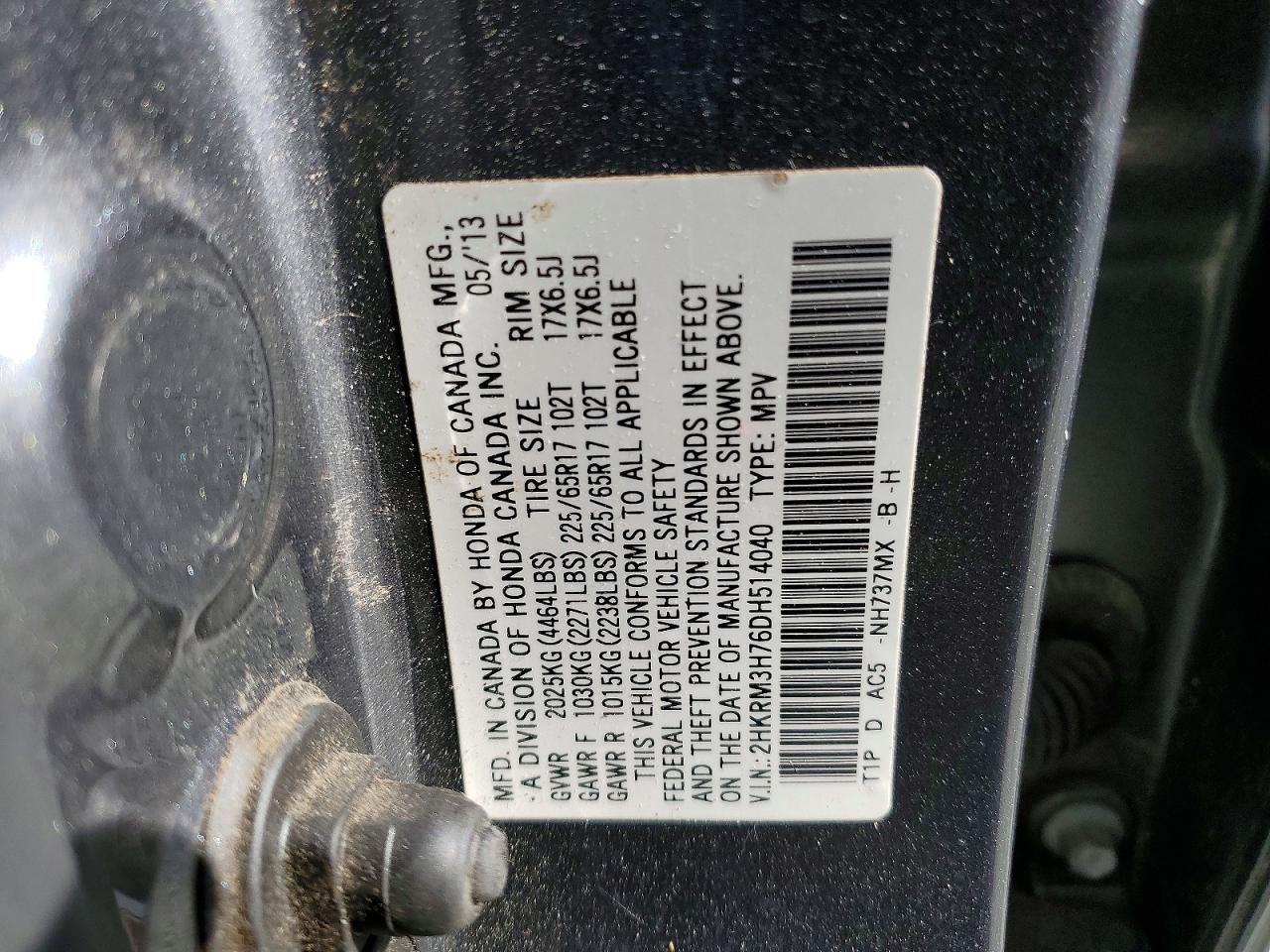 2013 HONDA CRV