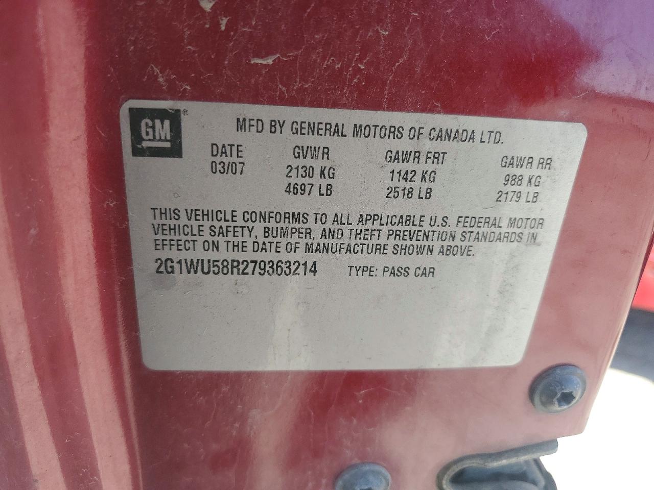 2013 CHEVROLET IMPALA